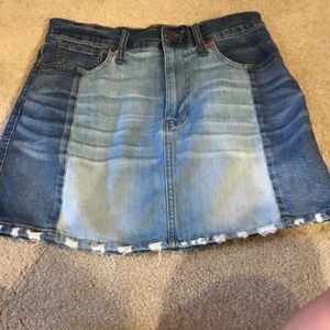 Madewell Jean Skirt